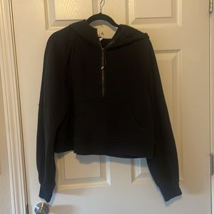 Lululemon Black Hooded Scuba
